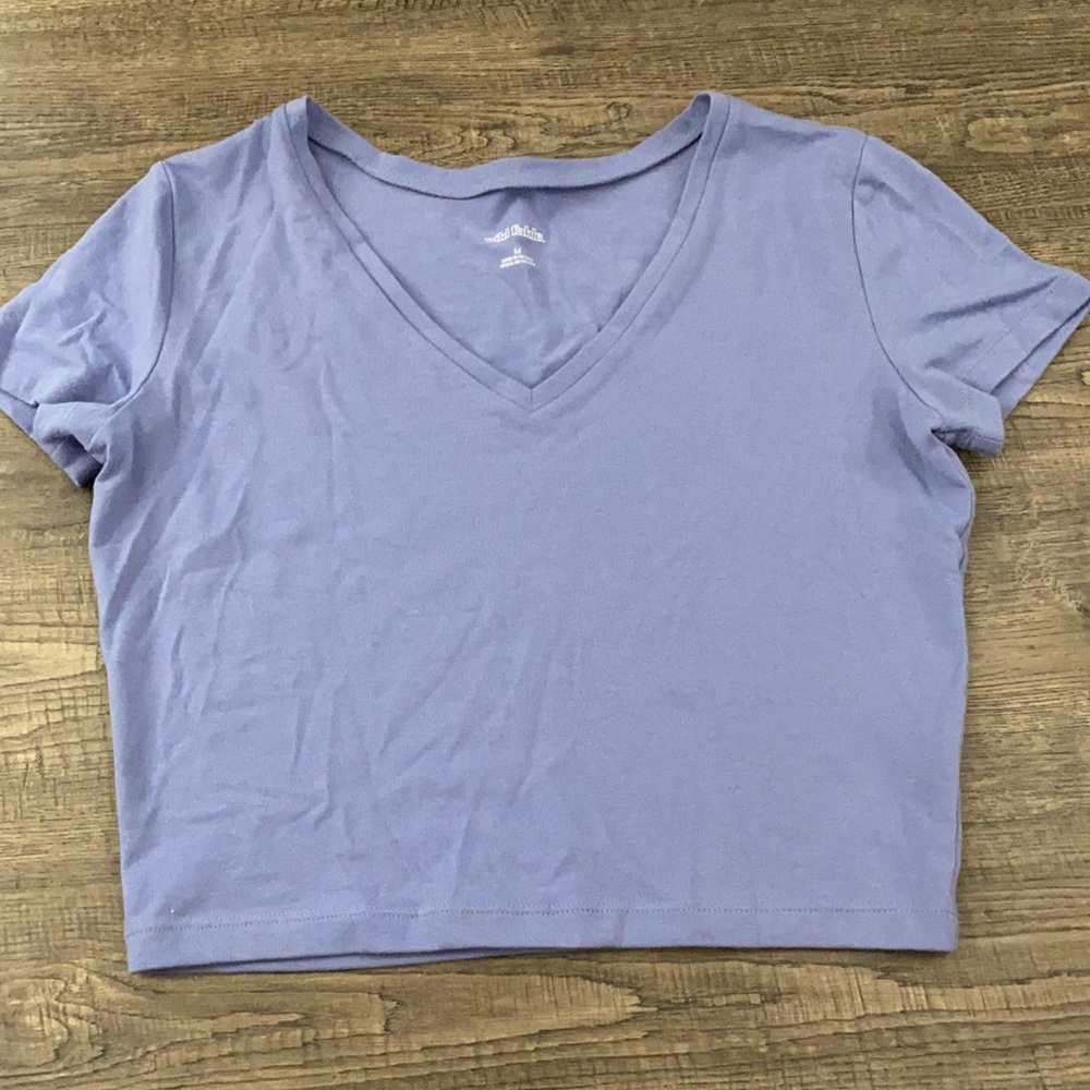 Wild fable cropped v neck womens
